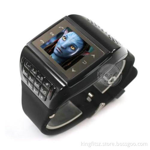 Newest Cheapest Multimedia Watch Mobile Phone Quad Band Wrist Cell Avatar